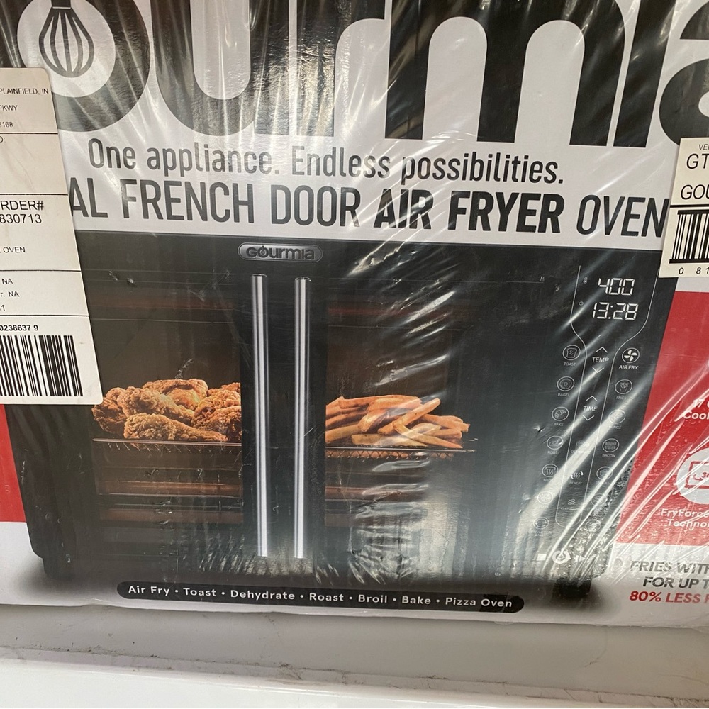 Gourmia Digital French Door Air Fryer Oven (New)
